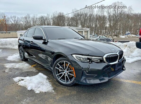 3MW5R7J59K8B01610 2019 BMW 3 SERIES Black წინა ხედი
