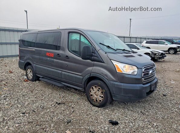 1FMZK1YM4GKB17587 2016 FORD TRANSIT Gray Передня права чверть