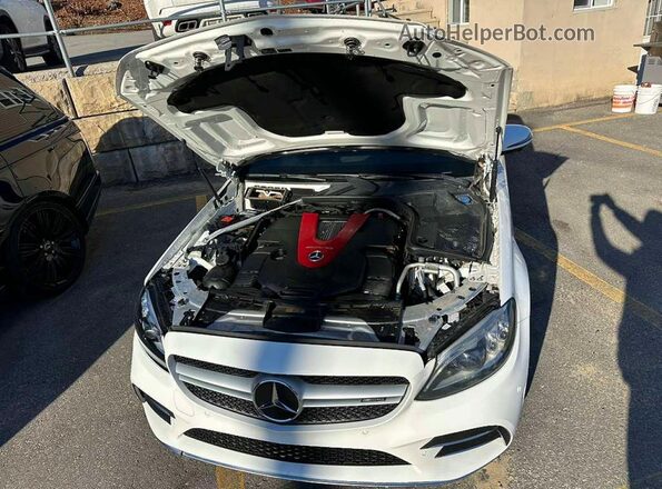 WDDWF6EB9LR563656 2020 MERCEDES-BENZ C White Vista de los asientos traseros