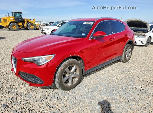 ZASFAKAN1J7B98357 2018 ALFA ROMEO STELVIO Red Rear left