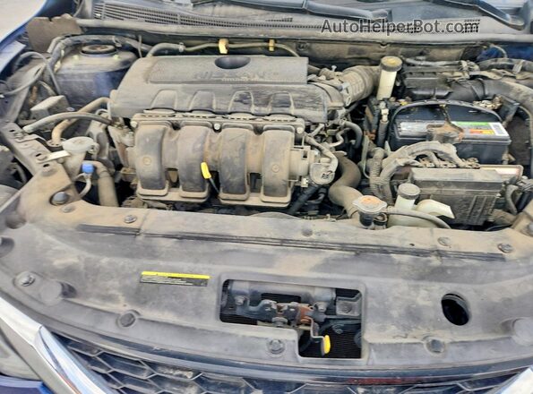 3N1AB7AP9KY326944 2019 NISSAN SENTRA Синий 