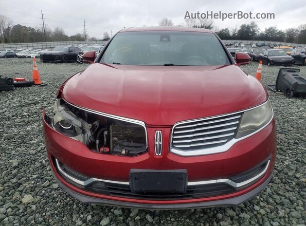 2LMTJ8KR1GBL31618 2016 LINCOLN MKX Красный Вид сзади