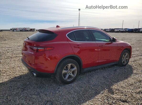 ZASFAKAN1J7B98357 2018 ALFA ROMEO STELVIO Red Front right