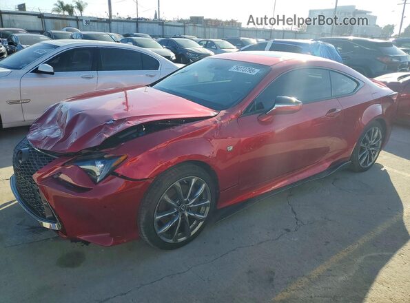 JTHSZ5DC4M5010618 2021 LEXUS RC Red უკანა მარცხენა