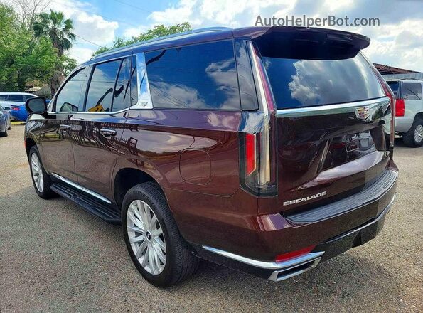 1GYS3AKLXPR190547 2023 CADILLAC ESCALADE Burgundy Przód prawy