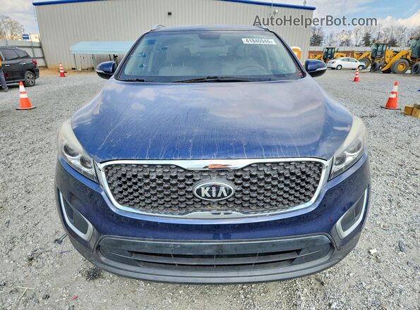 5XYPGDA53JG413697 2018 KIA SORENTO Blue Widok z tyłu