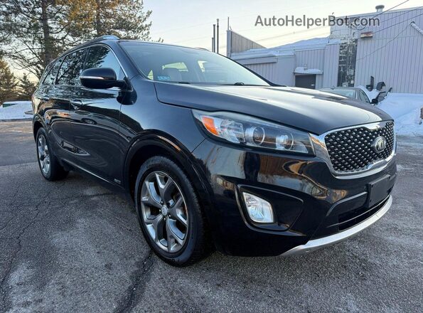 5XYPKDA56GG030215 2016 KIA SORENTO Black Tył lewy