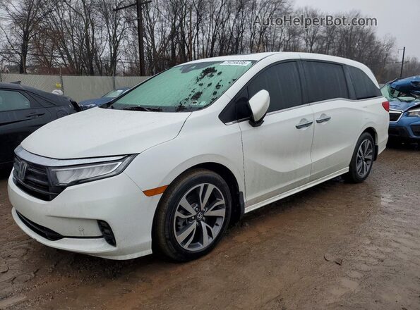 5FNRL6H81NB049132 2022 HONDA ODYSSEY White Tył lewy