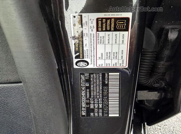 W1K6G7GBXPA198408 2023 MERCEDES-BENZ S Серый 