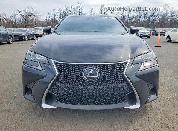 JTHBZ1BL4JA015896 2018 LEXUS GS Black Հետևի տեսք