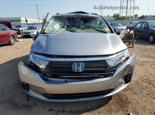 5FNRL6H82MB042561 2021 HONDA ODYSSEY Серебряный Вид сзади