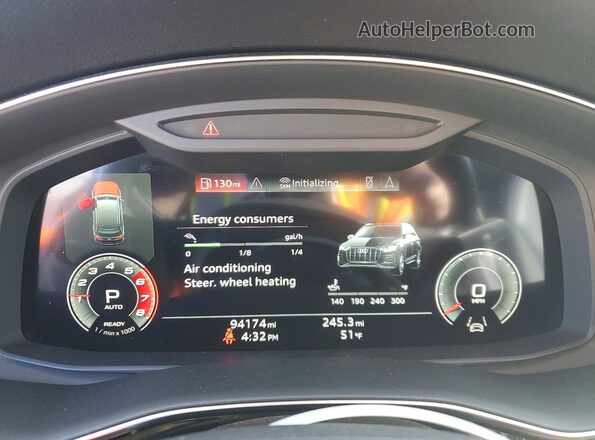 WA1LXAF70MD029607 2021 AUDI Q7 Gray Вид задніх сидінь