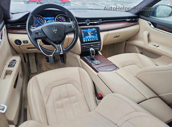 ZAM56RRL7H1246924 2017 MASERATI QUATTROPOR Purple Vista del cuadro de instrumentos