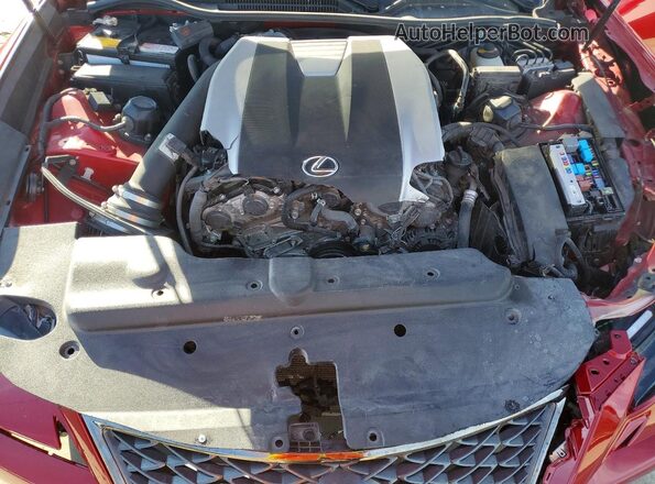 JTHSZ5DC4M5010618 2021 LEXUS RC Red ძრავის განყოფილების ხედი