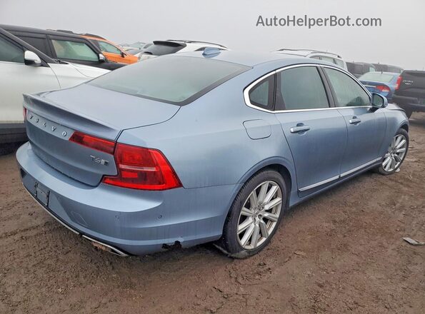 YV1A22ML9H1010847 2017 VOLVO S90 Blue Передня права чверть