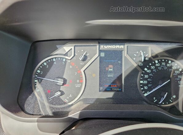5TFLA5DB7RX149237 2024 TOYOTA TUNDRA Gray Вид щитка приладів