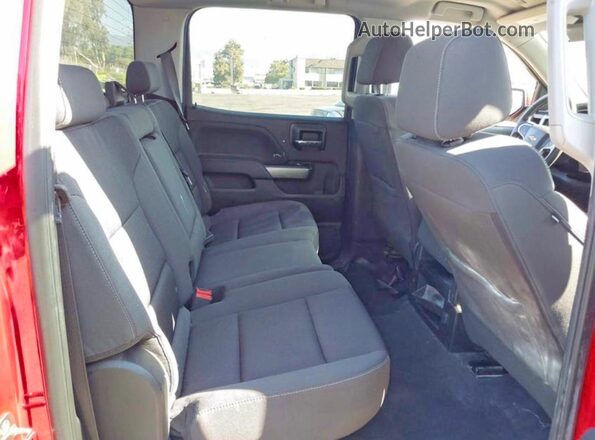 3GCPCREC9JG584585 2018 CHEVROLET SILVERADO Red უკანა ხედი