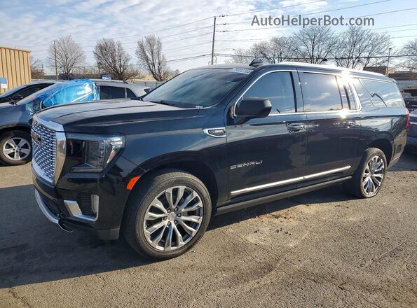1GKS1JKL3MR137944 2021 GMC YUKON Черный Задняя левая четверть