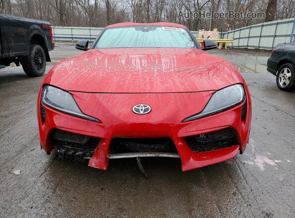 WZ1DB4C09LW021950 2020 TOYOTA SUPRA Red Vista frontal