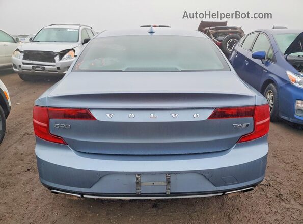 YV1A22ML9H1010847 2017 VOLVO S90 Blue Вид салону спереду