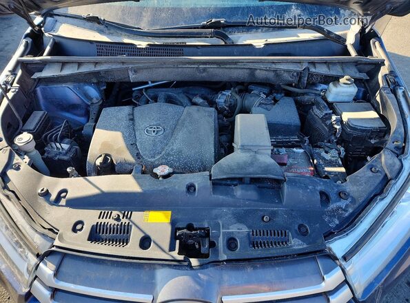 5TDJZRFH9KS952975 2019 TOYOTA HIGHLANDER Синий 