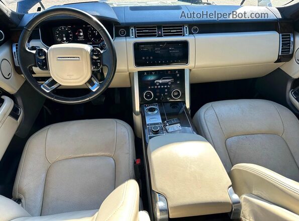 SALGS2SE0LA574568 2020 LAND ROVER RANGE Black Vista interior delantera