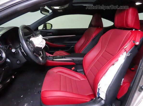 JTHDZ5BC4R5027549 2024 LEXUS RC350 Silver Rear seats view