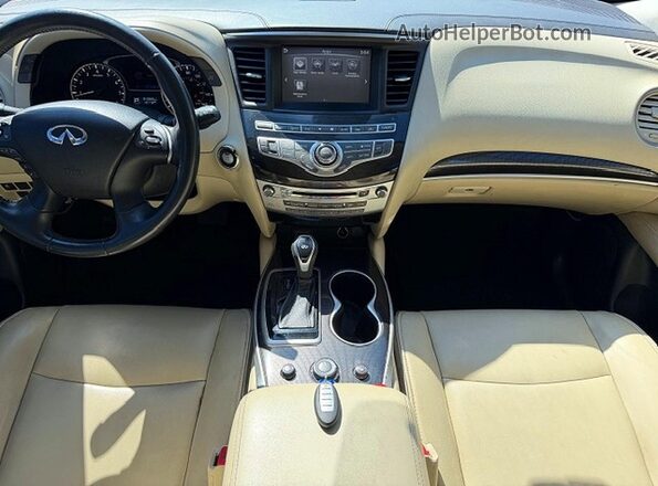 5N1DL0MN4LC547527 2020 INFINITI QX60 White Vista del cuadro de instrumentos