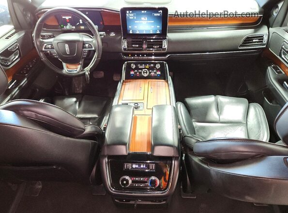 5LMJJ3JT5KEL06931 2019 LINCOLN NAVIGATOR Black Widok zestawu wskaźników