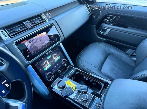 SALGS2RU2MA434021 2021 LAND ROVER RANGE Gray VIN կոդի պիտակի տեսք