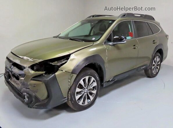 4S4BTANC3S3155924 2025 SUBARU OUTBACK Зеленый Задняя правая четверть