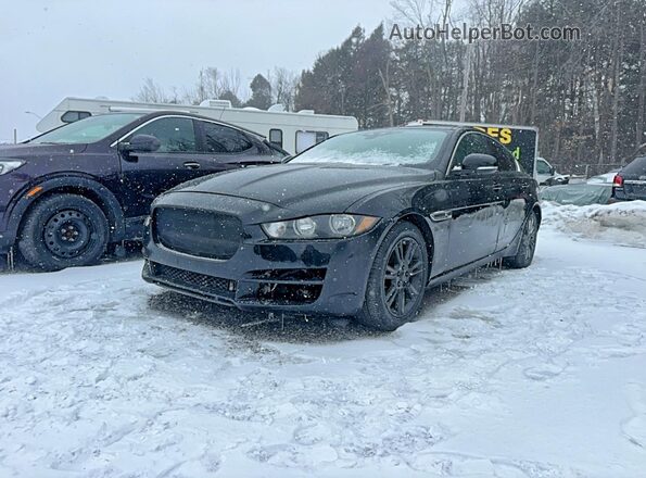 SAJAJ4FX3JCP38714 2018 JAGUAR XF Black Задня права чверть