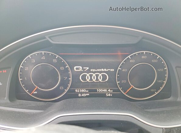 WA1LAAF78HD017793 2017 AUDI Q7 Gray Rear seats view