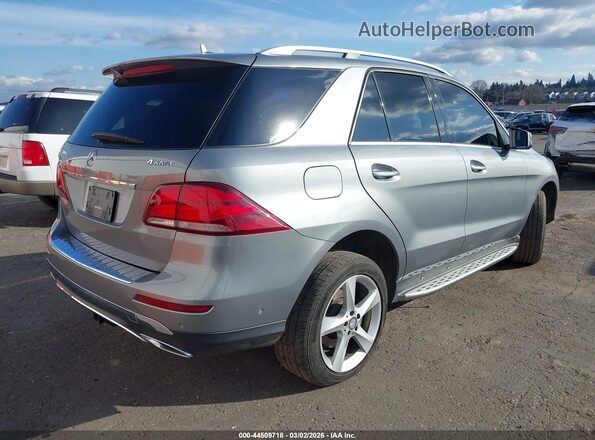 4JGDA0EB5GA677036 2016 MERCEDES-BENZ GLE 300D Gray Задня права чверть