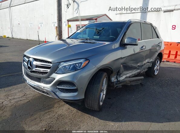 4JGDA0EB5GA677036 2016 MERCEDES-BENZ GLE 300D Gray Передня ліва чверть
