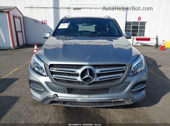 4JGDA0EB5GA677036 2016 MERCEDES-BENZ GLE 300D Gray Вид панелі приладів