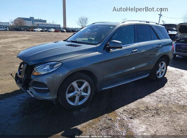 4JGDA5HB0HA888073 2017 MERCEDES-BENZ GLE 350 Gray Передня ліва чверть
