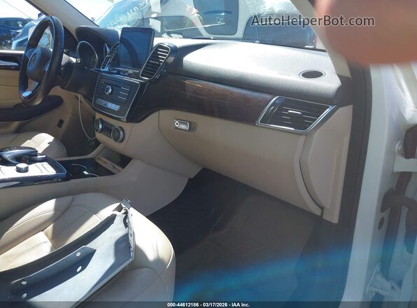 4JGDA5HB1HA852330 2017 MERCEDES-BENZ GLE 350 White Вид салону спереду
