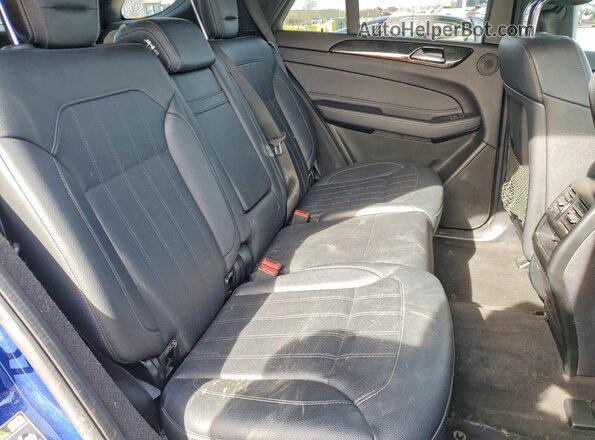 4JGDA5HB1JB066365 2018 MERCEDES-BENZ GLE Синий Вид задней части салона