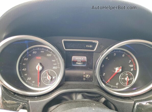 4JGDA5HB2GA624612 2016 MERCEDES-BENZ GLE Black Instrument cluster view