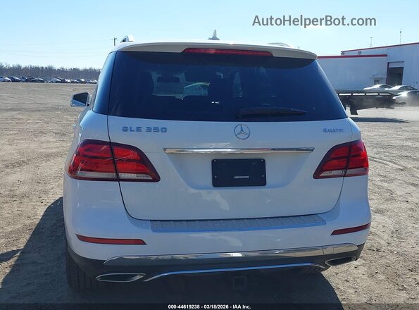 4JGDA5HB2GA796557 2016 MERCEDES-BENZ GLE 350 Белый 