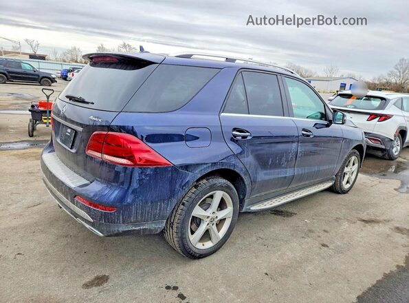 4JGDA5HB4HA971408 2017 MERCEDES-BENZ GLE Blue Tył prawy
