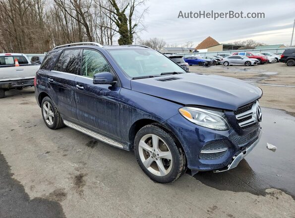 4JGDA5HB4HA971408 2017 MERCEDES-BENZ GLE Blue Przód prawy