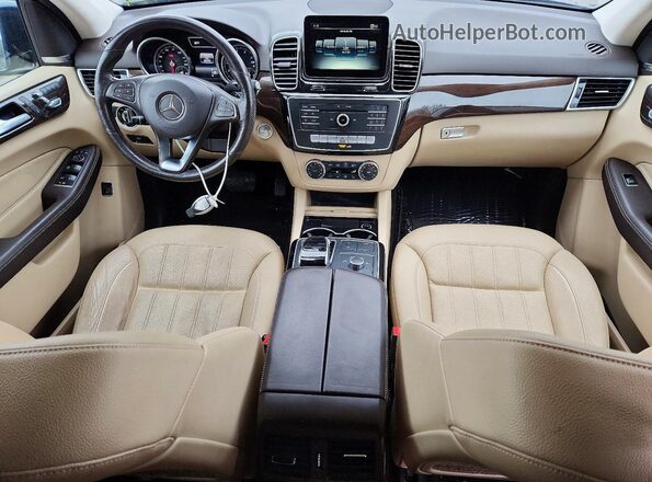 4JGDA5HB4HA971408 2017 MERCEDES-BENZ GLE Blue Widok deski rozdzielczej