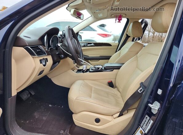 4JGDA5HB4HA971408 2017 MERCEDES-BENZ GLE Blue Widok wnętrza z przodu