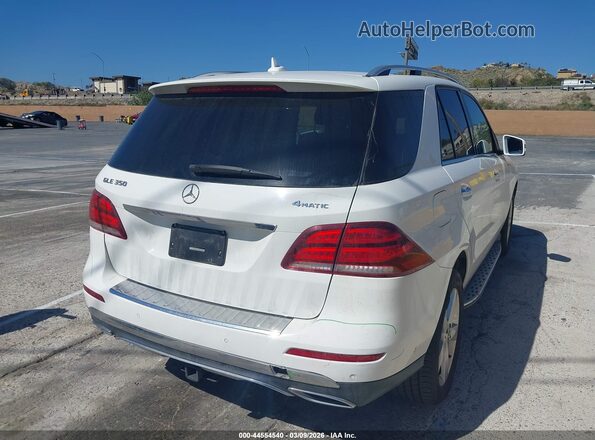 4JGDA5HB4JB035062 2018 MERCEDES-BENZ GLE 350 White 