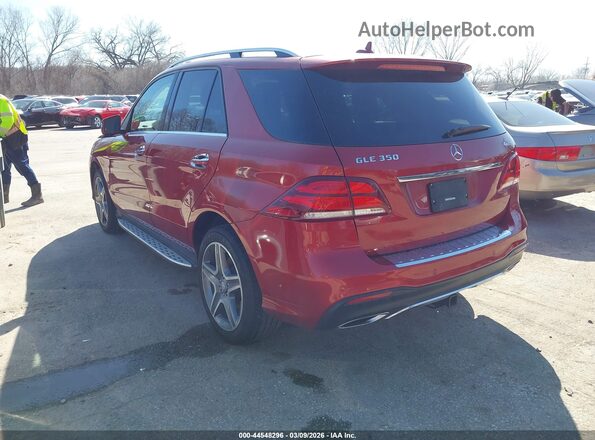 4JGDA5HB5GA735834 2016 MERCEDES-BENZ GLE 350 Красный 