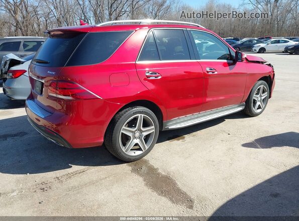 4JGDA5HB5GA735834 2016 MERCEDES-BENZ GLE 350 Красный 