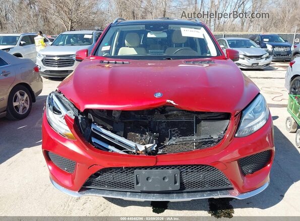 4JGDA5HB5GA735834 2016 MERCEDES-BENZ GLE 350 Красный 