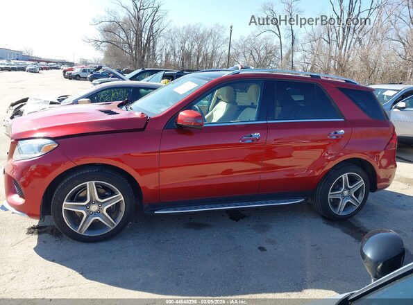 4JGDA5HB5GA735834 2016 MERCEDES-BENZ GLE 350 Красный 